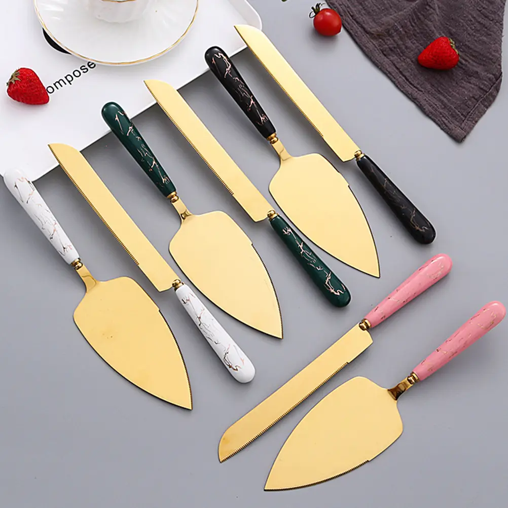 Cake Spatula Set Stainless Steel Ceramic Pastry Tools Wedding Party Supplies Cheese Pizza Lifter slicer kitchen