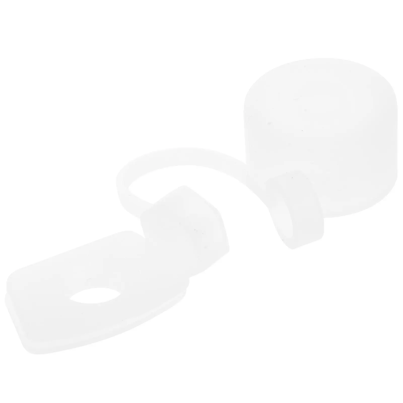 12 Pieces Clear White Reusable Silicone Straw Covers Drink Cup Plug Tips Protector Straw Stopper For Picnic Party