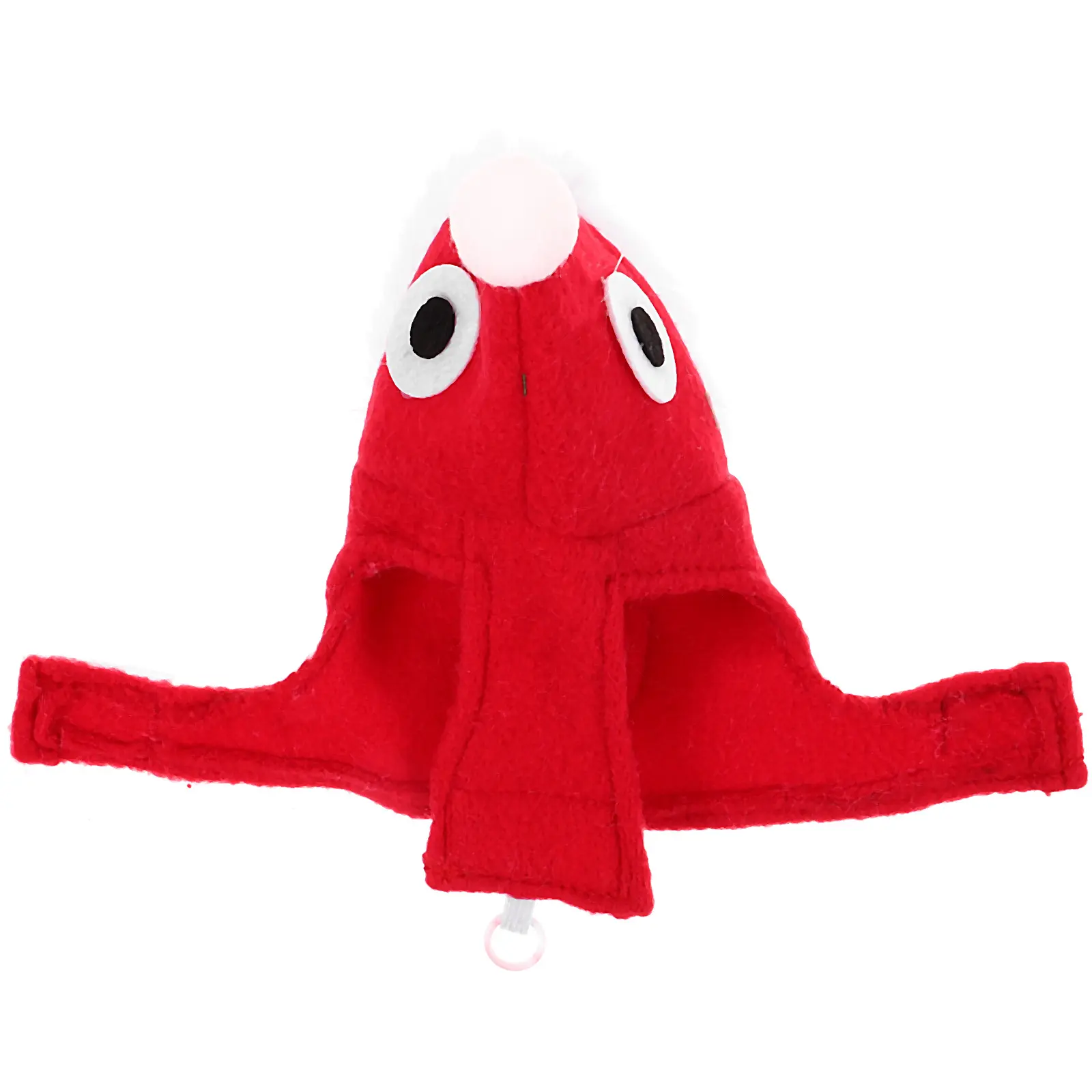 Parrot Clothes Xmas Costume Red S Durable Comfort Material Easy Wear Clean Pet Bird Clothing Frog Style Party Prop Christmas
