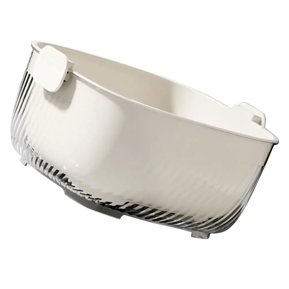 Kitchen Double Layer Vegetable Washing Basket Draining Hanging Fruit Baskets for