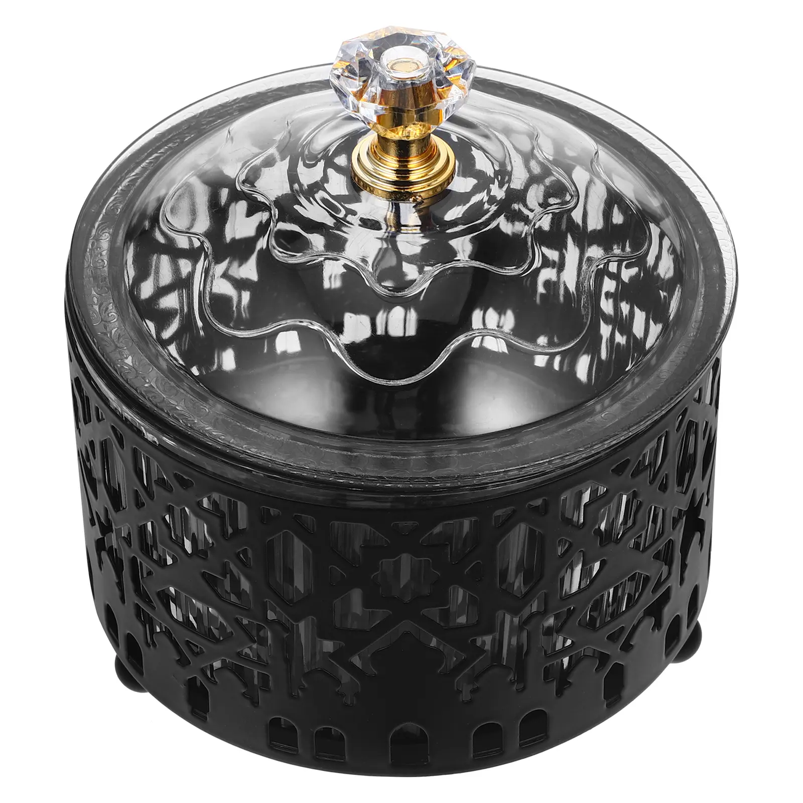 Metal Snack Candy Box Gift Tray Decorative Dessert Serving Container for Party Favors Office Desk Iron Plastic Material