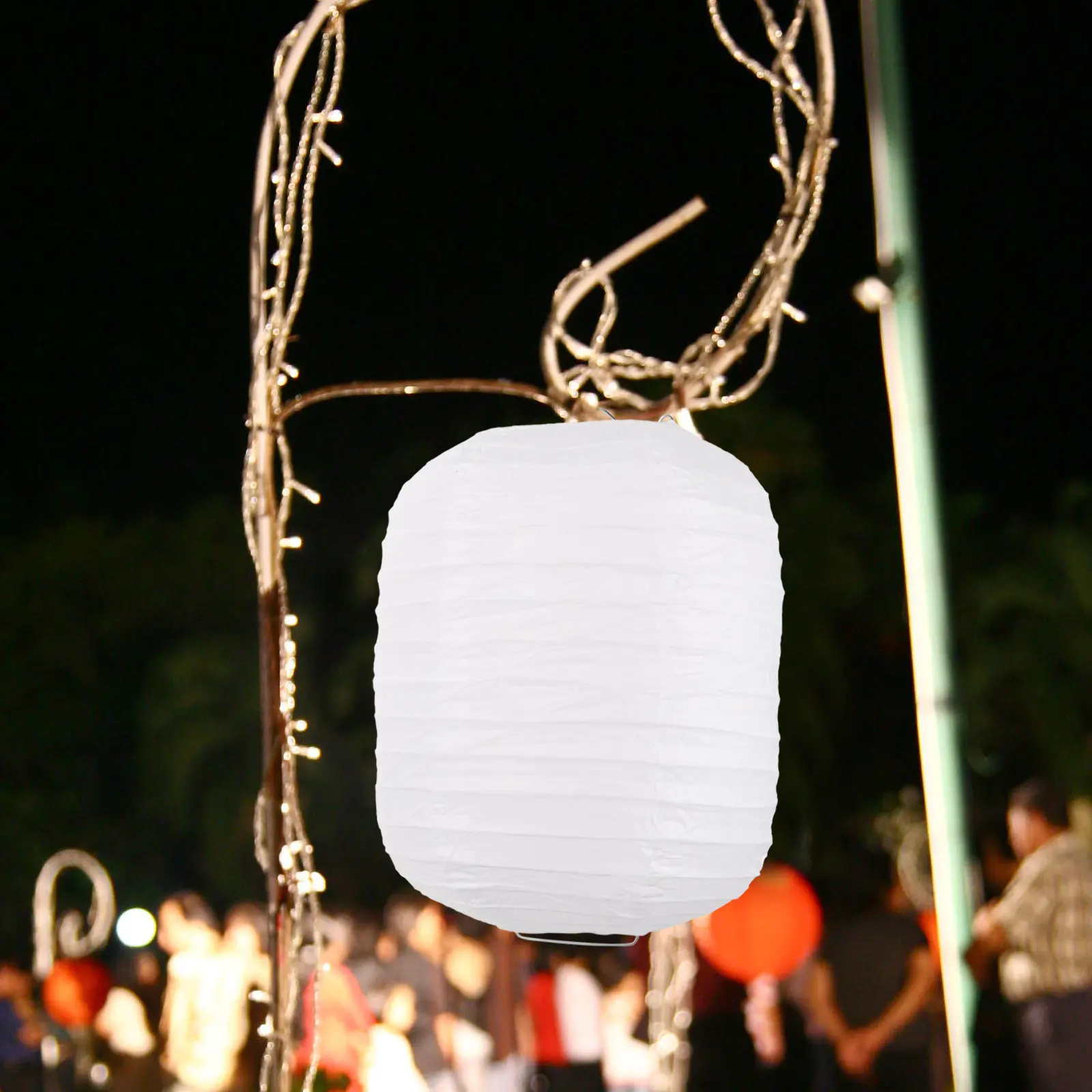 5pcs Paper Lanterns Hanging Foldable White Party Wedding Festival Home Paper Lanterns Party Decorations Decorations Indoor