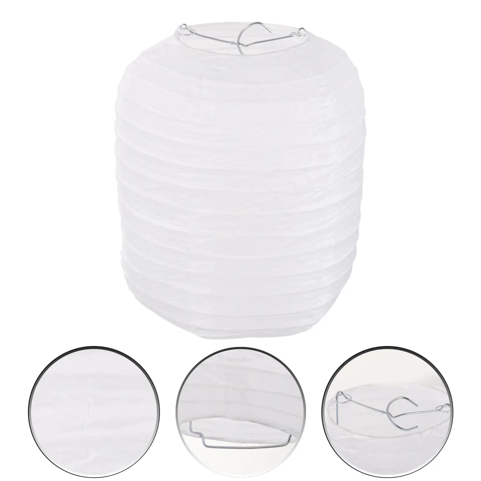 5pcs Paper Lanterns Hanging Foldable White Party Wedding Festival Home Paper Lanterns Party Decorations Decorations Indoor