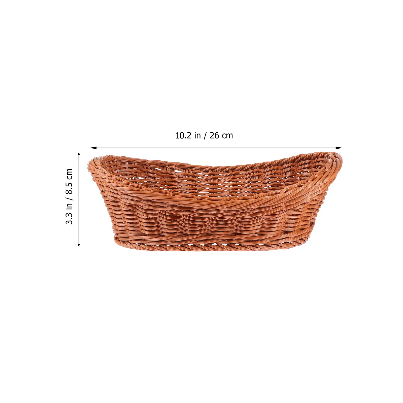 1Pc Woven Food Storage Basket Kitchen Accessories Multi-Functional Simulation Rattan Organizer