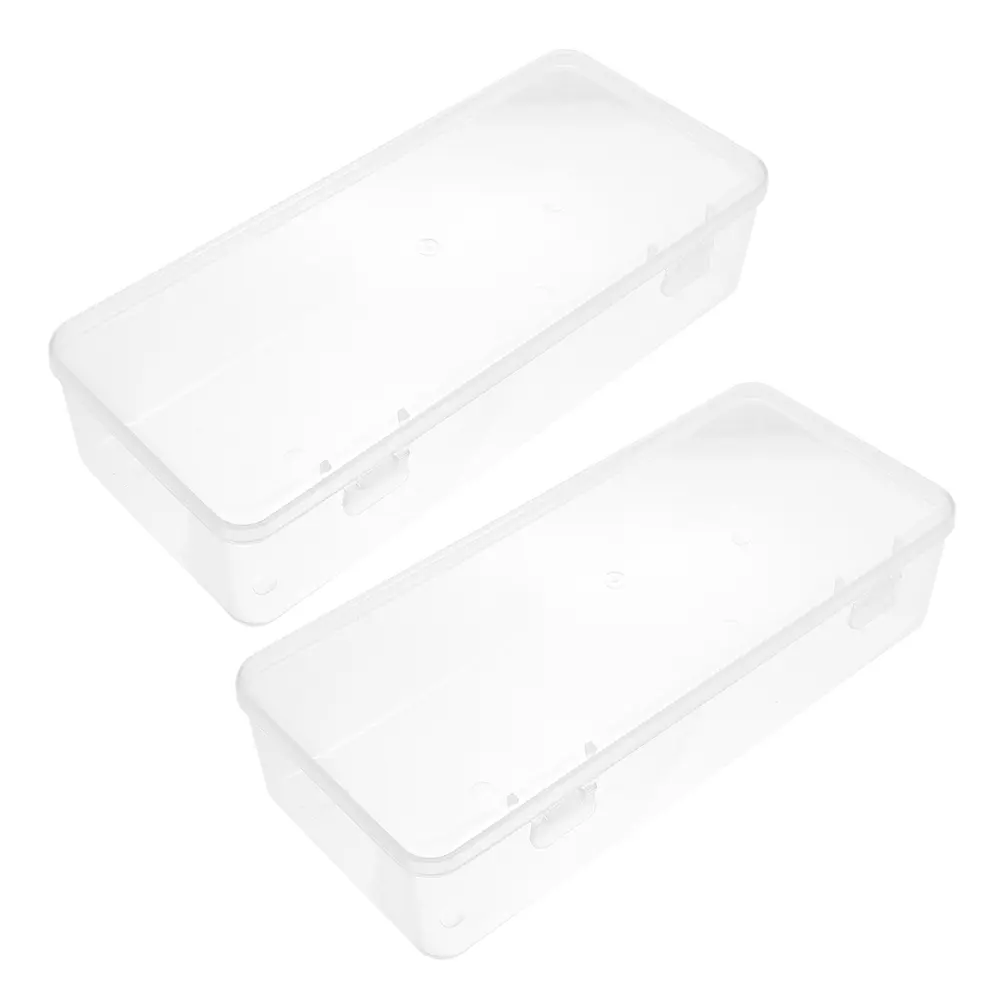 2pcs Cheese Slice Containers Transparent Storage Boxes for Fridge Large Capacity Food Organizers Non Freezable Secure Lids