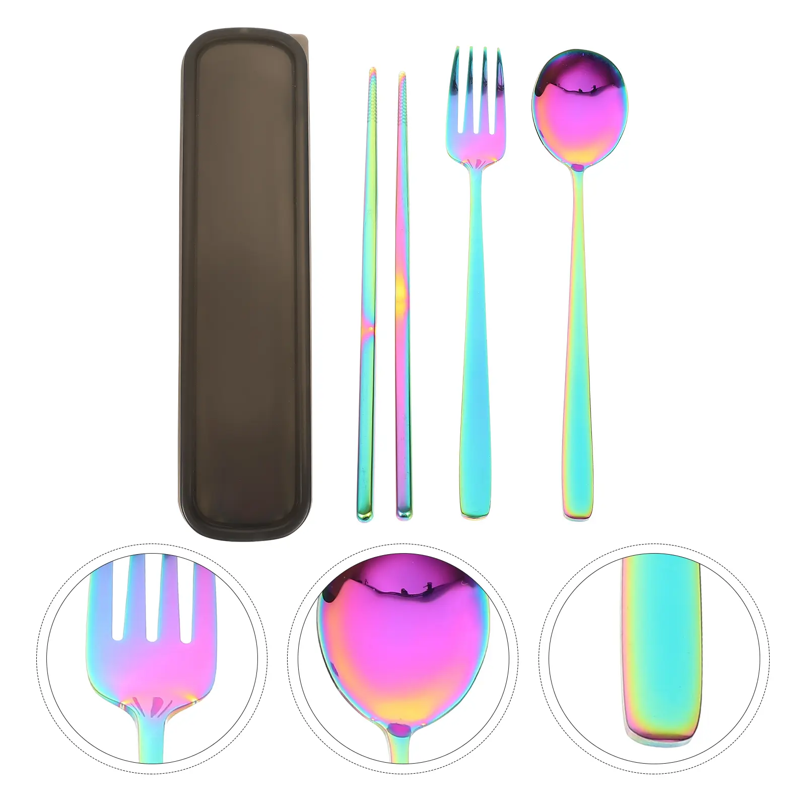 Stainless Steel Cutlery Set Heavy Duty Home Supplies Western Style Silver Spoons Kitchen Dining Tableware