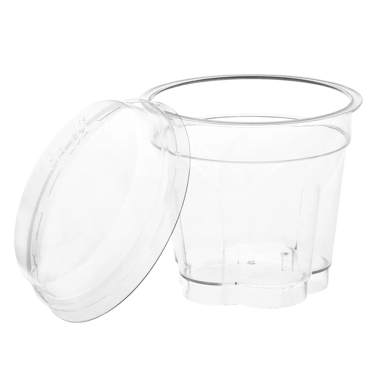 10 Sets Jelly Cup Appetizer Desert Cups for Party Mini Ice Cream Dish Parfait Disposable Dessert Flowerpot