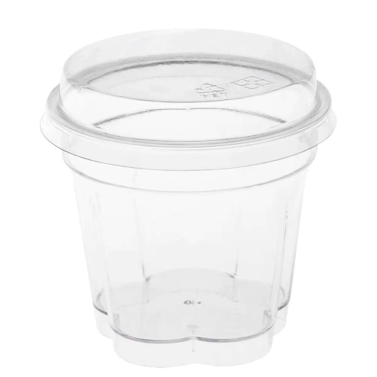 10 Sets Jelly Cup Appetizer Desert Cups for Party Mini Ice Cream Dish Parfait Disposable Dessert Flowerpot