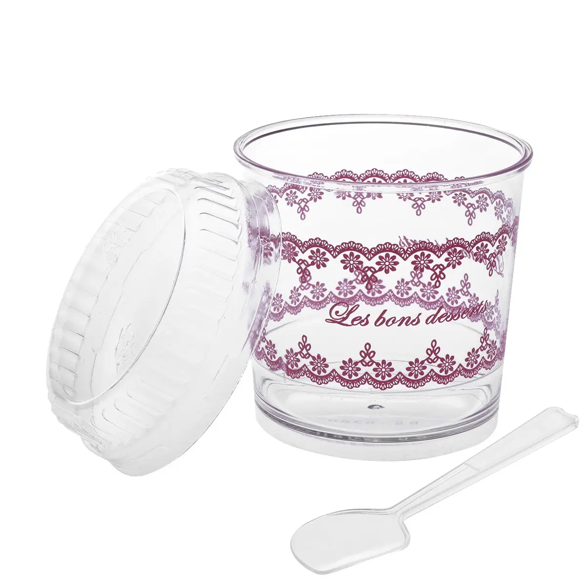 10 Sets Jelly Cup Disposable Parfait Cups Mini for Desserts Appetizer Cream Bowls