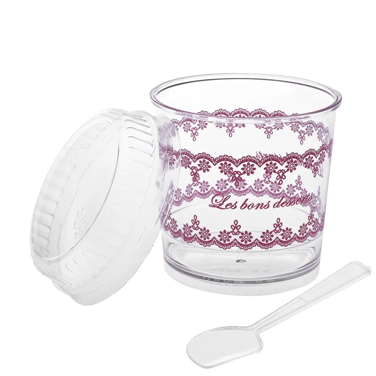 10 Sets Jelly Cup Disposable Parfait Cups Mini for Desserts Appetizer Cream Bowls