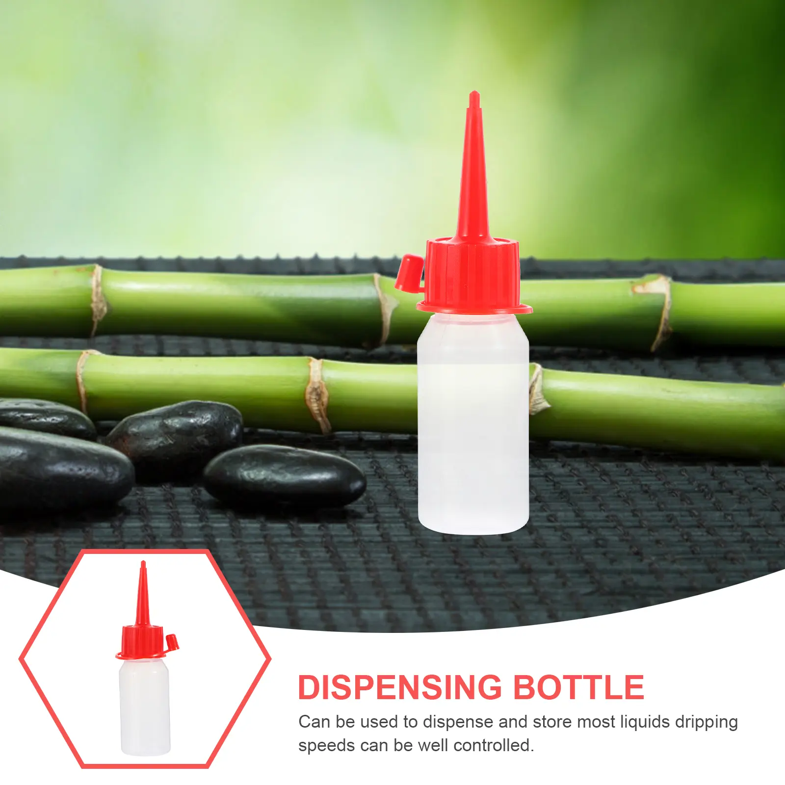 25 Pcs Plastic Bottle Oil Pot Sewing Machine Can Holders Liquid Glue Machines Bottles The Pet Containers
