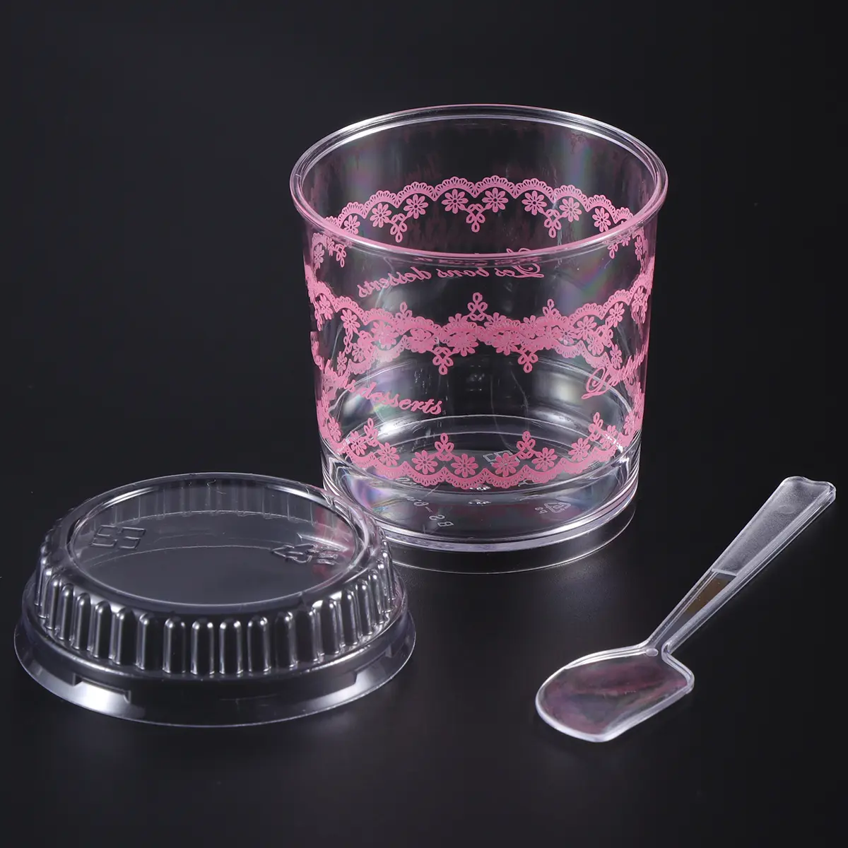 10 Sets Jelly Cup Disposable Parfait Cups Mini for Desserts Appetizer Cream Bowls