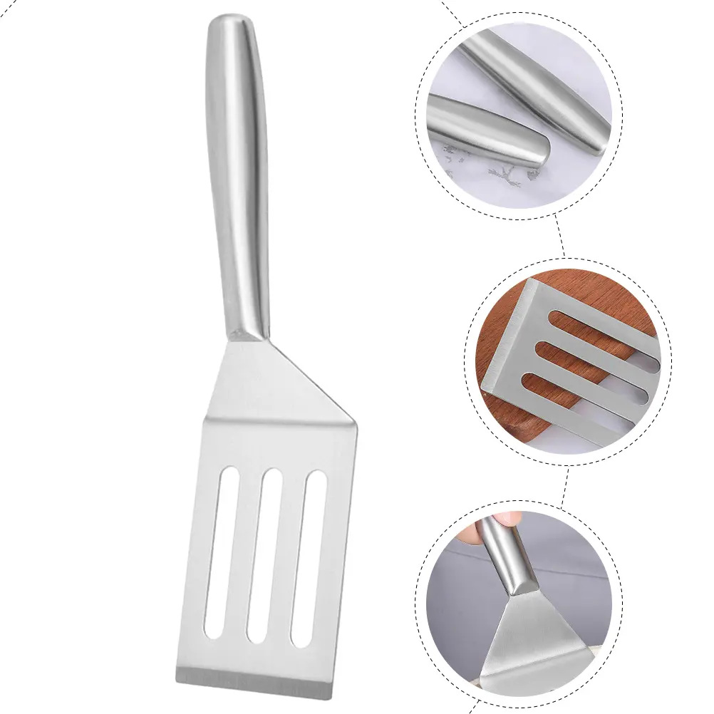 Steak Frying Spatula Stainless Steel Turner Kitchen Tool Multipurpose Cooking Shovel Practical Housewarming Gift