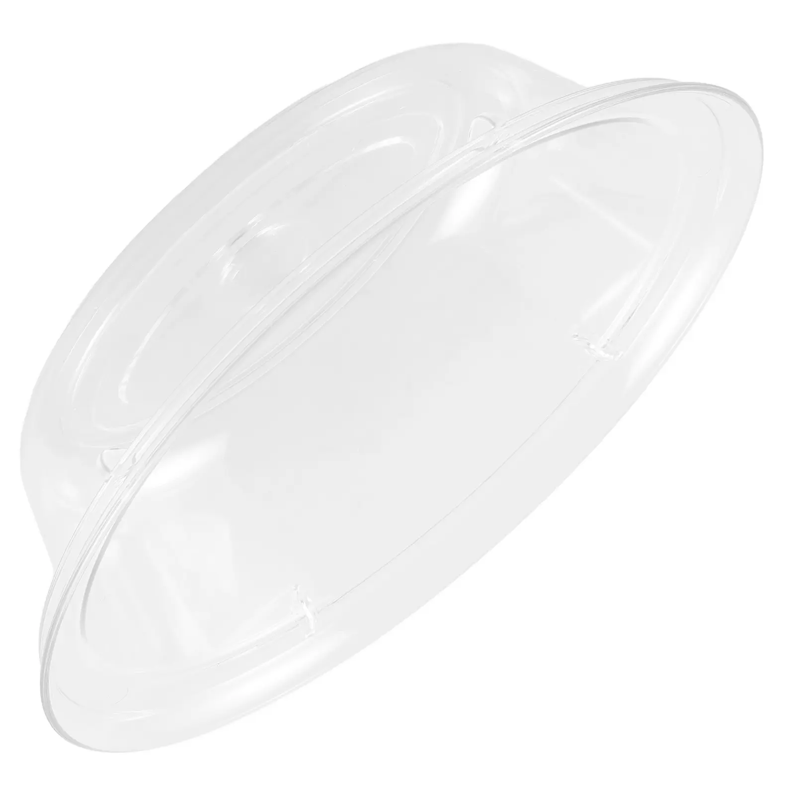 8 Inch Pan Transparent Polycarbonate Food Warmer Covers Microwave Plate Dome Insulation Dish Plastic Cake Versatile Pot Lid