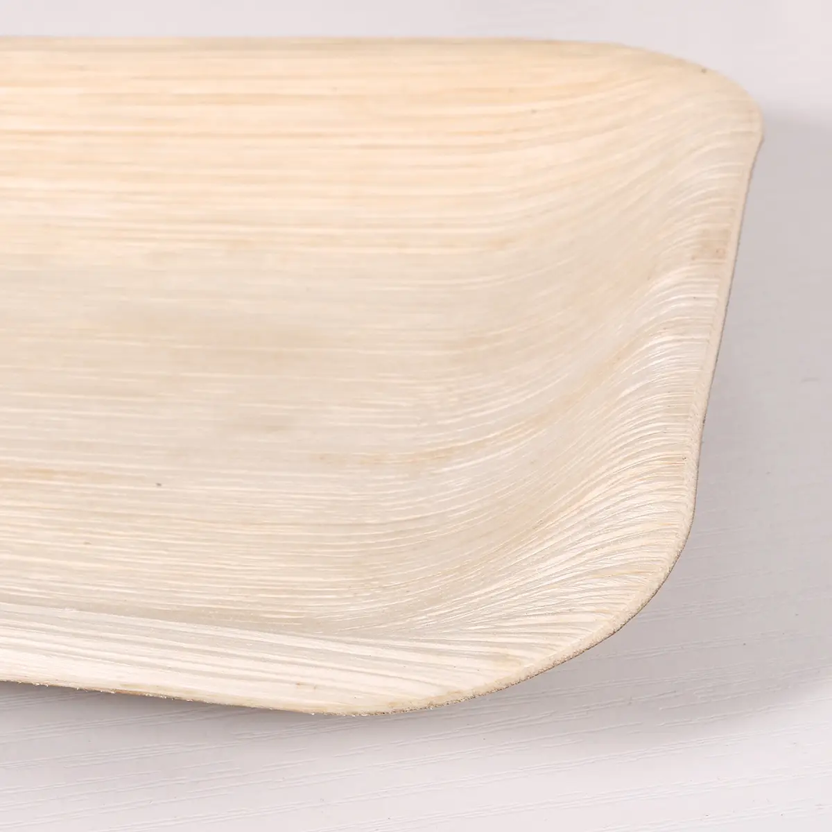 5 PCS Palm Leaf Plate Degradable Dishes Party Tableware Supplies Wooden Plates Cake Dessert