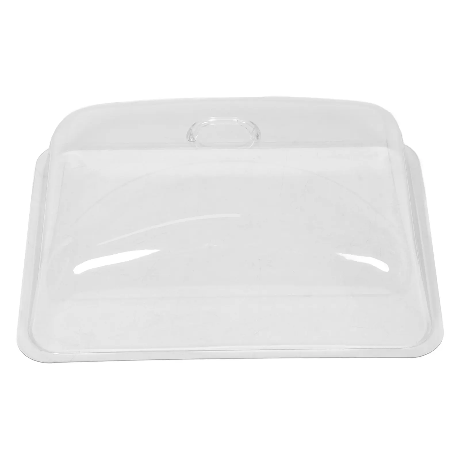 1PC Plastic Food Cover Clear Transparent Dust Proof Lid Cake Bread Serving Dish Protector Easy Clean Storage