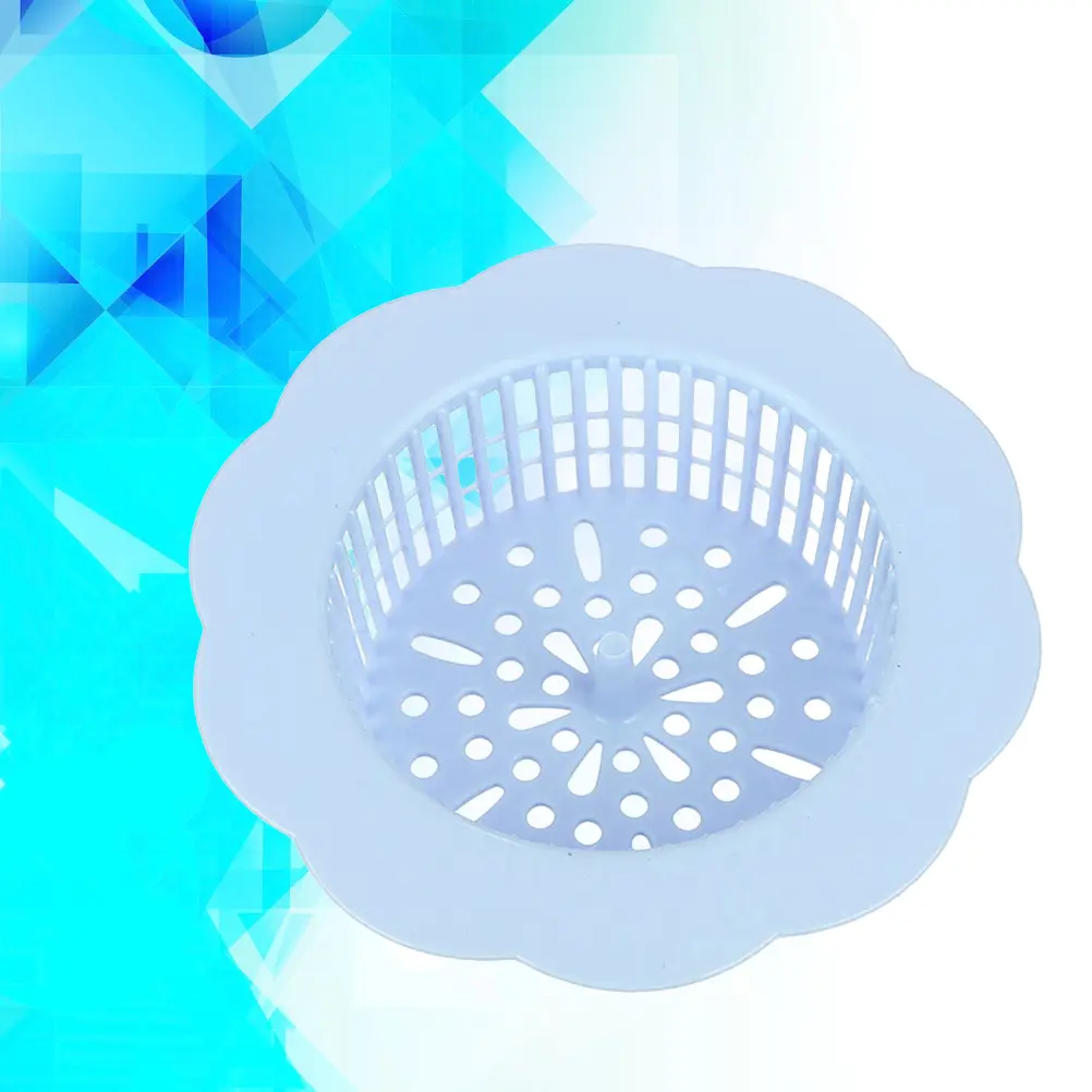 Kitchen Sink Filter Durable Non Toxic Pink Easy Clean Anti Clogging Hair Catcher Removable H Strainer Drain Col