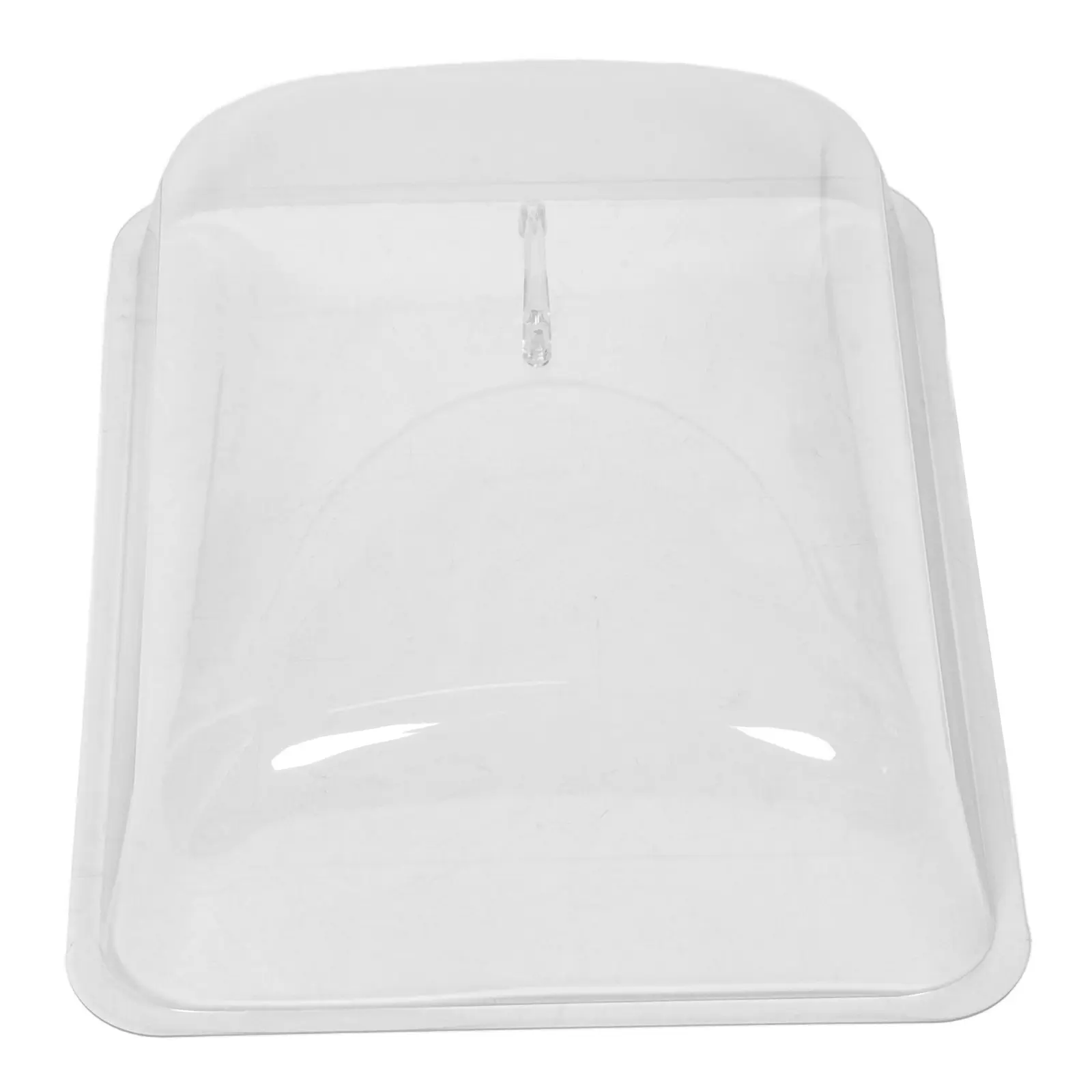 1PC Plastic Food Cover Clear Transparent Dust Proof Lid Cake Bread Serving Dish Protector Easy Clean Storage