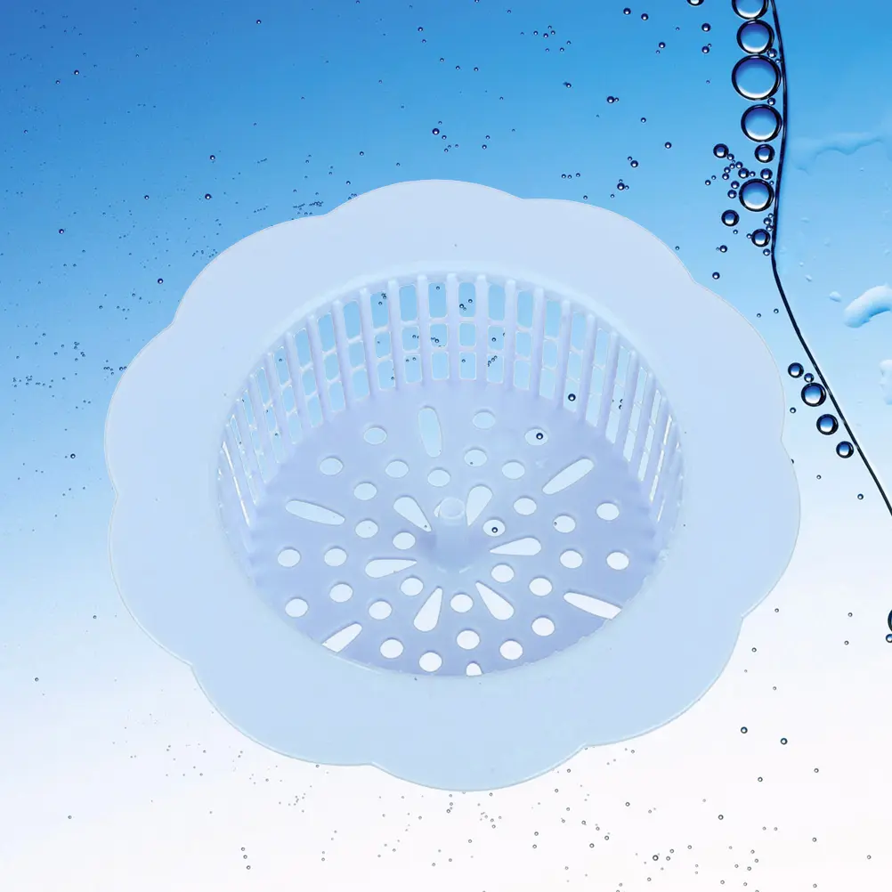 Kitchen Sink Filter Durable Non Toxic Pink Easy Clean Anti Clogging Hair Catcher Removable H Strainer Drain Col