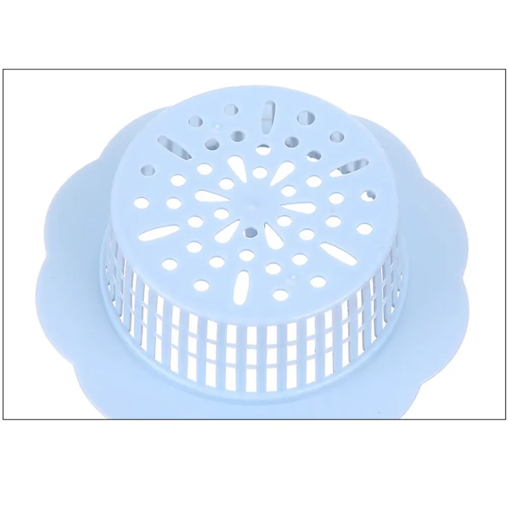 Kitchen Sink Filter Durable Non Toxic Pink Easy Clean Anti Clogging Hair Catcher Removable H Strainer Drain Col