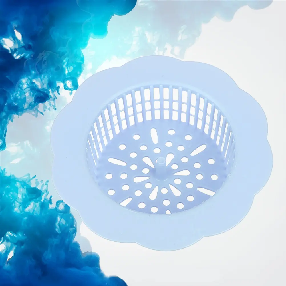 Kitchen Sink Filter Durable Non Toxic Pink Easy Clean Anti Clogging Hair Catcher Removable H Strainer Drain Col
