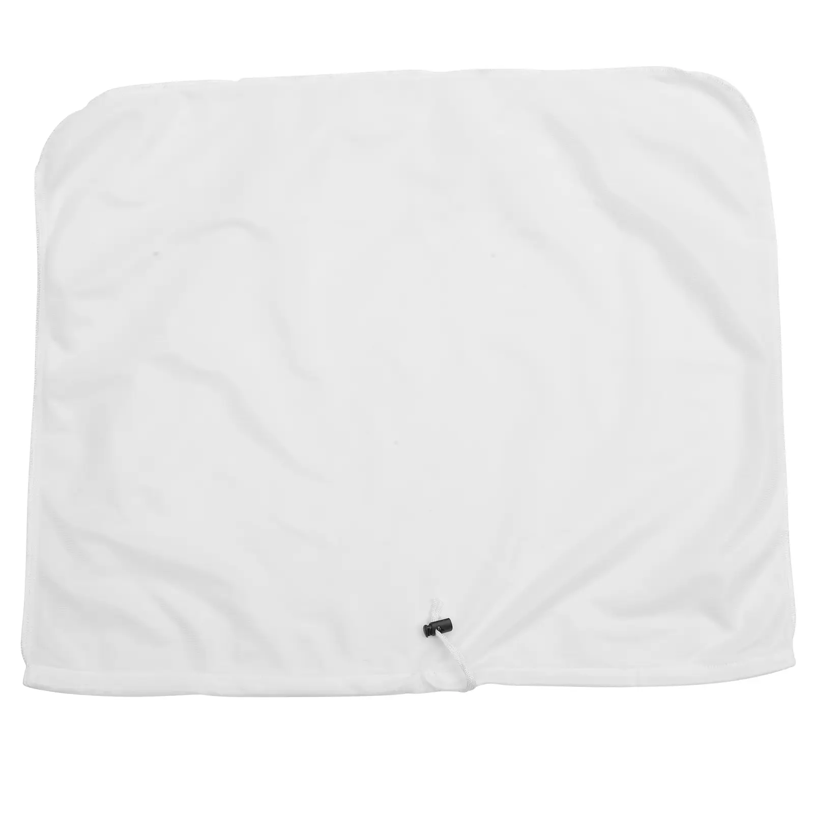 Polyester Filter 56x66cm Reusable White Drawstring Straining Bag for Juice Kitchen Bar Tools Mesh Bag