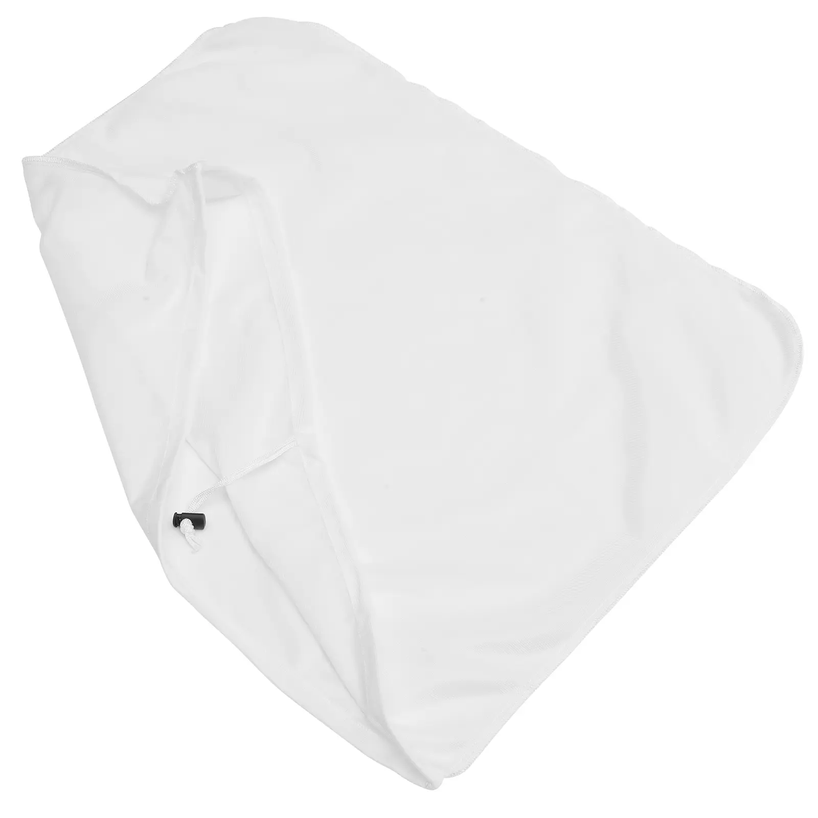 Polyester Filter 56x66cm Reusable White Drawstring Straining Bag for Juice Kitchen Bar Tools Mesh Bag