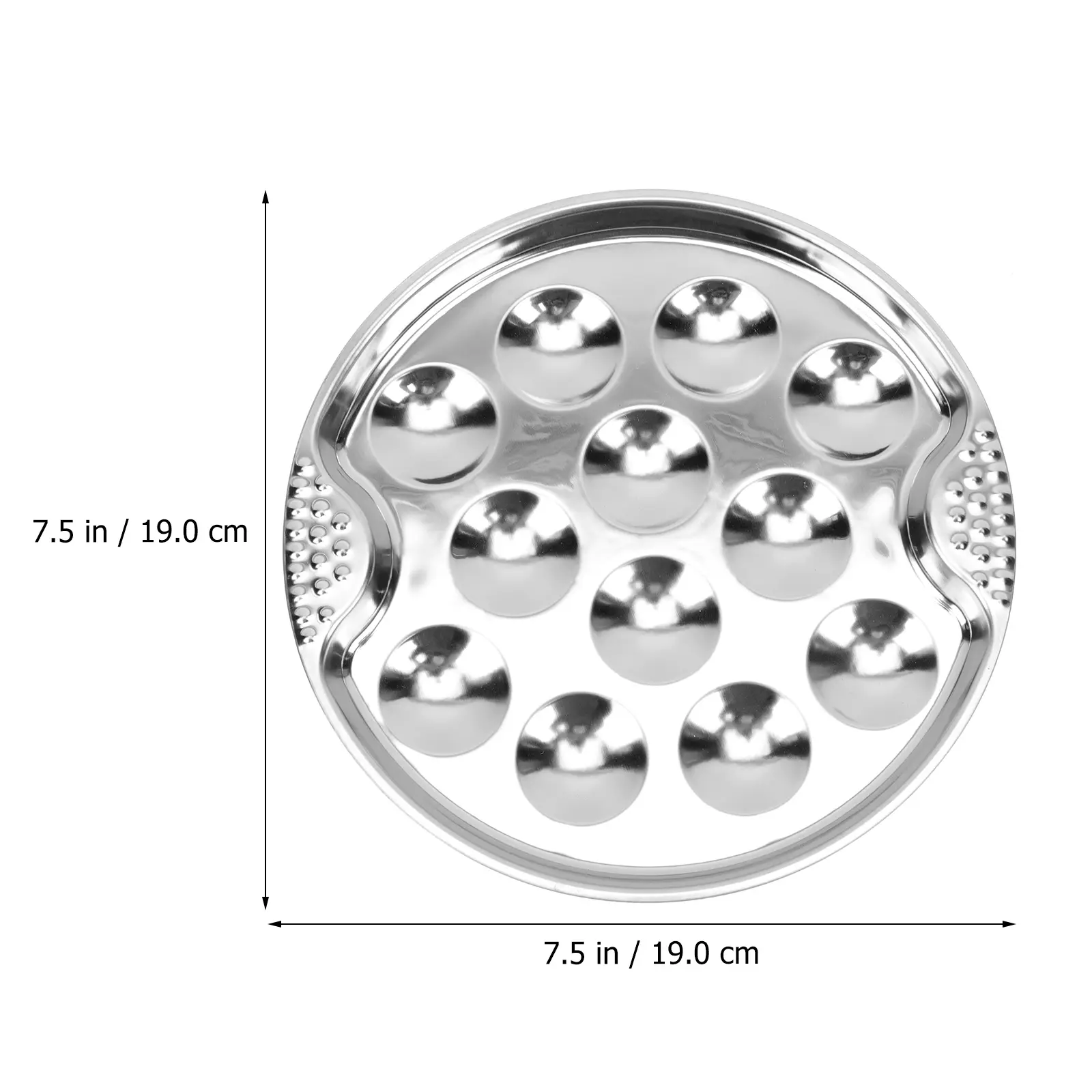 Stainless Steel Eating Kit Snail Dish Set Snail Dish Set Shell Food Baking Plate Compartment Plate Barbecue Gadgets