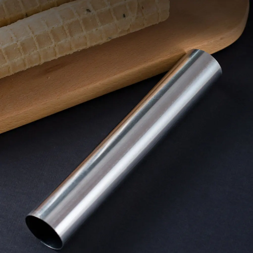 3 Pcs Baking Mold Kitchen Cake Stainless Steel Cannoli Form Tubes Supplies Pastry Molds