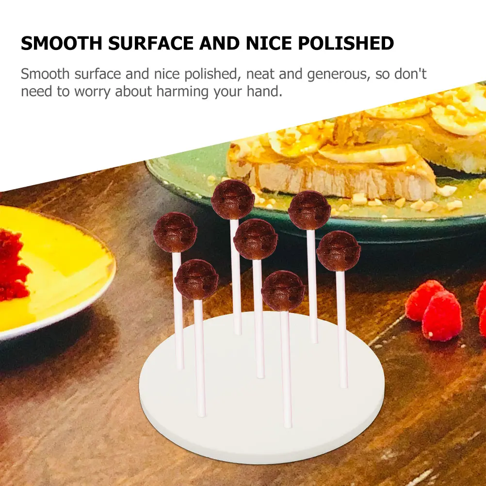 Lollipop Holder Acrylic St Wear Resistant Break Proof Multi Function Desktop Base Decorative Display Storage