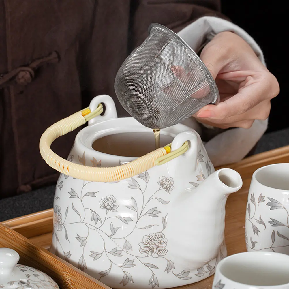 Teapot H Replacement Wear resistant Retro Kettle Grip Compact Teapot Supplies Corrosion resistant Practical Long