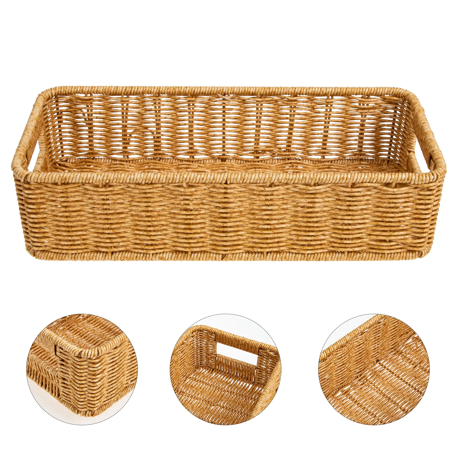 Towel Woven Kitchen Accessory Storage Basket Fruit Bathroom Organizer Kitchen Accessory Housewarming Gift