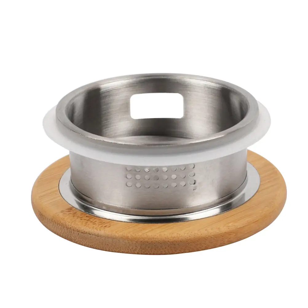 Stainless Steel Replacement Lid for Glass Pitcher Water Bottle Double Outlet Filter Cover Tea Strainer Jug Lid
