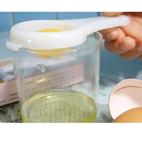 Egg White Separator and Yolk . Refrigerator for Cooking Kitchen Enthusiasts Home Cooks