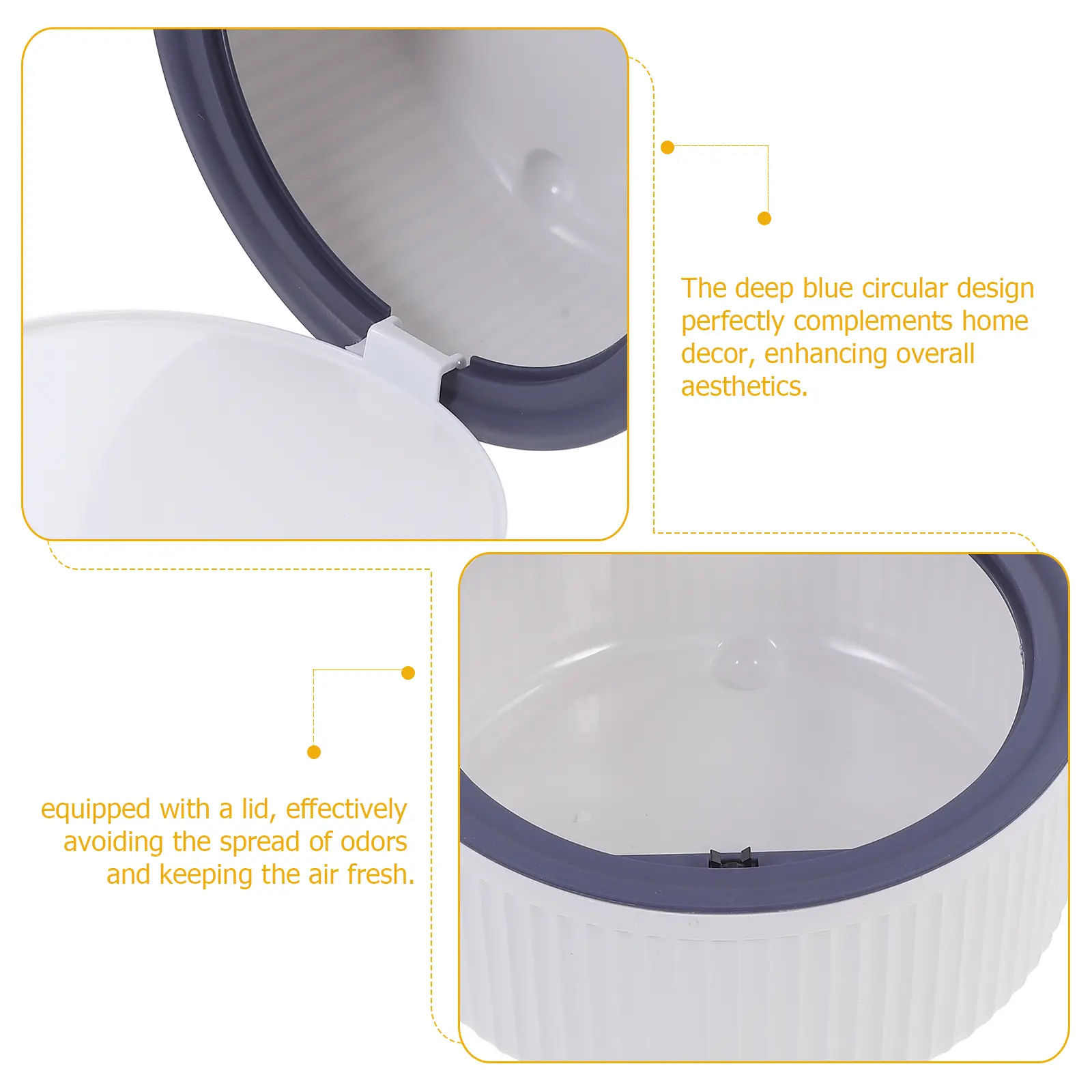 Small Trash Can Rubbish Bin Garbage for Dorm Room Waste Basket Lids Desk Covered Benchtop Convenient Bucket Girl