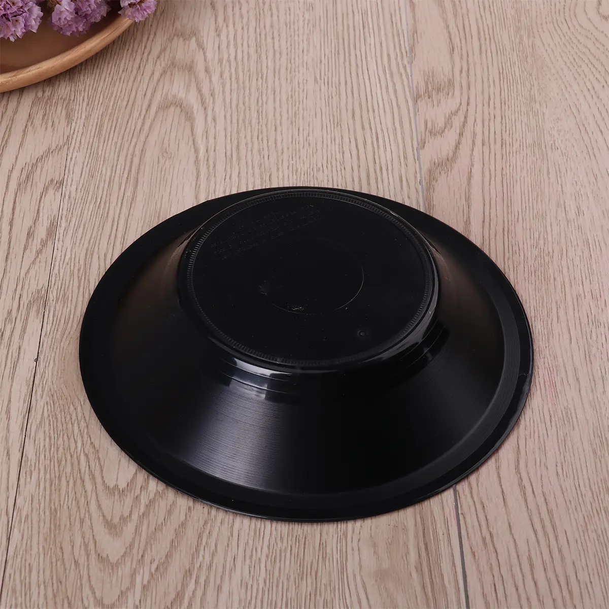 Retro Vinyl Bowl Record Storage Fruit Dish Music Lover Decor Large Ceramics Decoration Stylish Pattern Jewelry Bowls