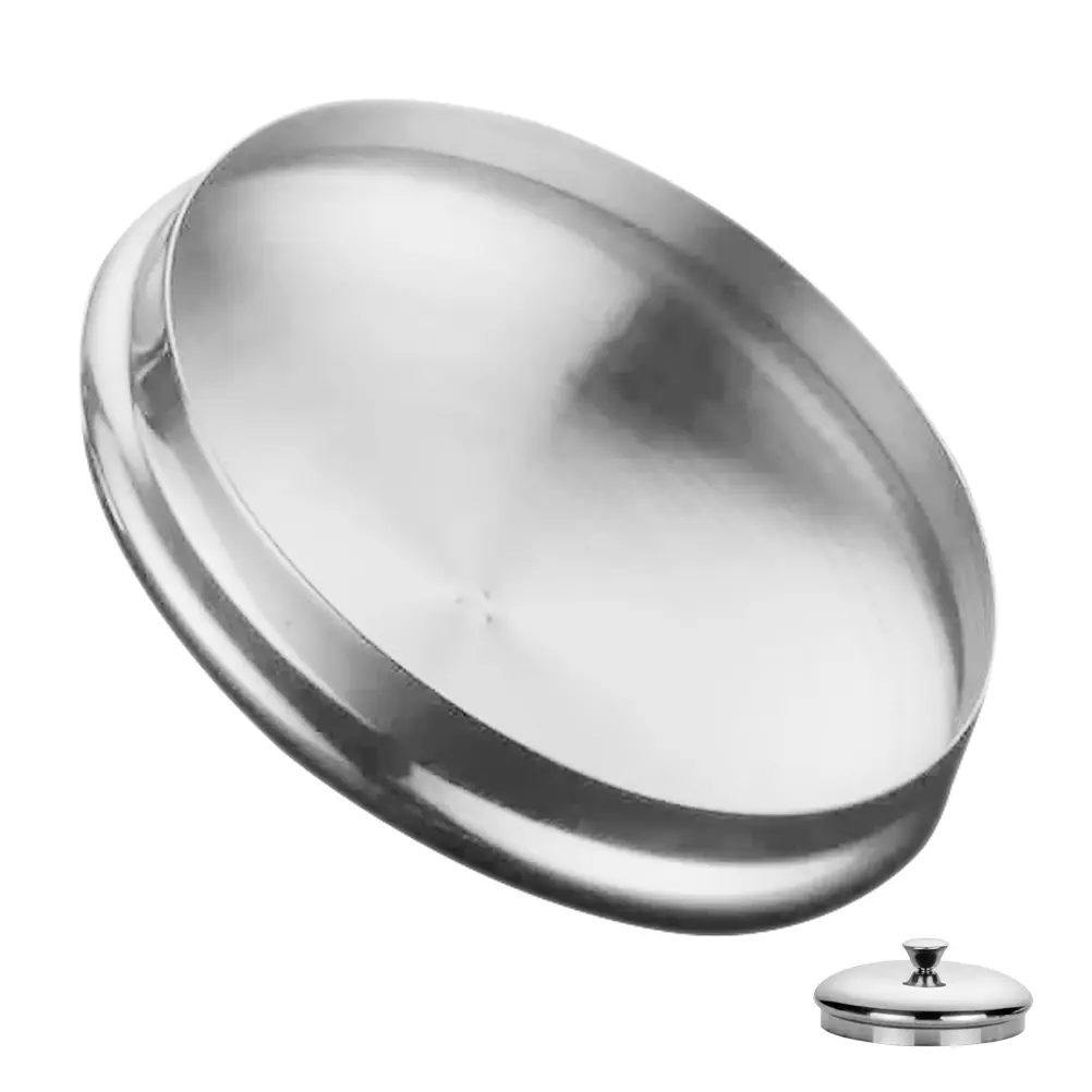 Stainless Steel Cup Lids Universal Leak-Proof Water Bottle Caps Drink Covers for Travel Home Sports Strong for Glass