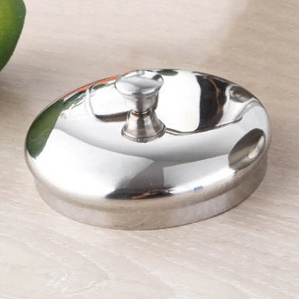 Stainless Steel Cup Lids Universal Leak-Proof Water Bottle Caps Drink Covers for Travel Home Sports Strong for Glass