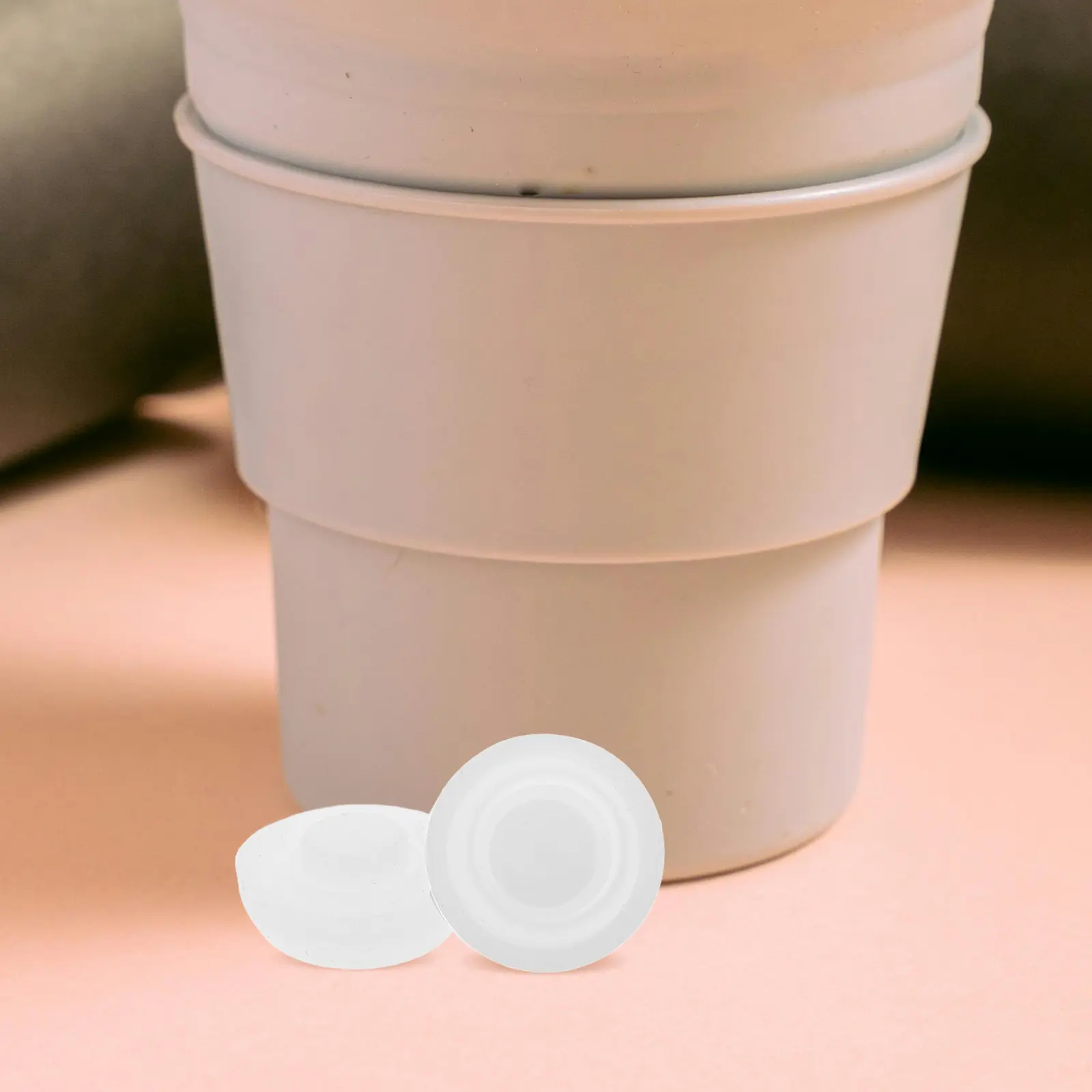 4pcs Cup Lid Plug Bottle Stoppers Silicone Cap Covers Reusable Leakproof Insulation Water Bottle Accessories