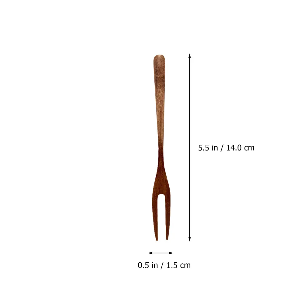2 Pcs Fruit Fork Forks Pastry Cake Dessert Mini Tasting Olive Appetizer Delicate