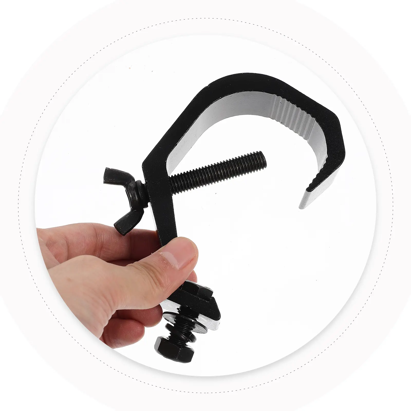 5pcs Stage Clamps Truss Light Hooks Truss Hooks for Hanging Lights O clamp Rigging Equipment Spotlight Accessories