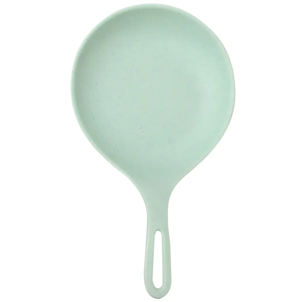 Premium Handle Picking Large Food Dish Portable Salad Plate Vegetable Tray Dessert Snacks Fruits Candies Dinner Microwave Safe