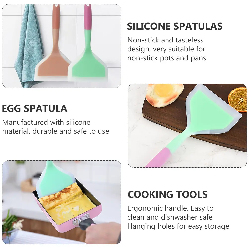 Silicone Fish Shovel Kitchen Cooking Tool Tools Spatula for Home Wok Environmentally Friendly Kitchenware Silica Gel