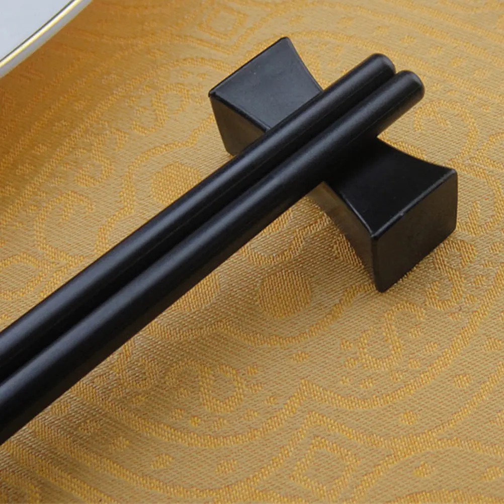 2PCS Chopsticks Rest Rack Silverware Tray Pillow Shape Holder St Zinc Alloy Tableware Set Home Party Wedding Gifts