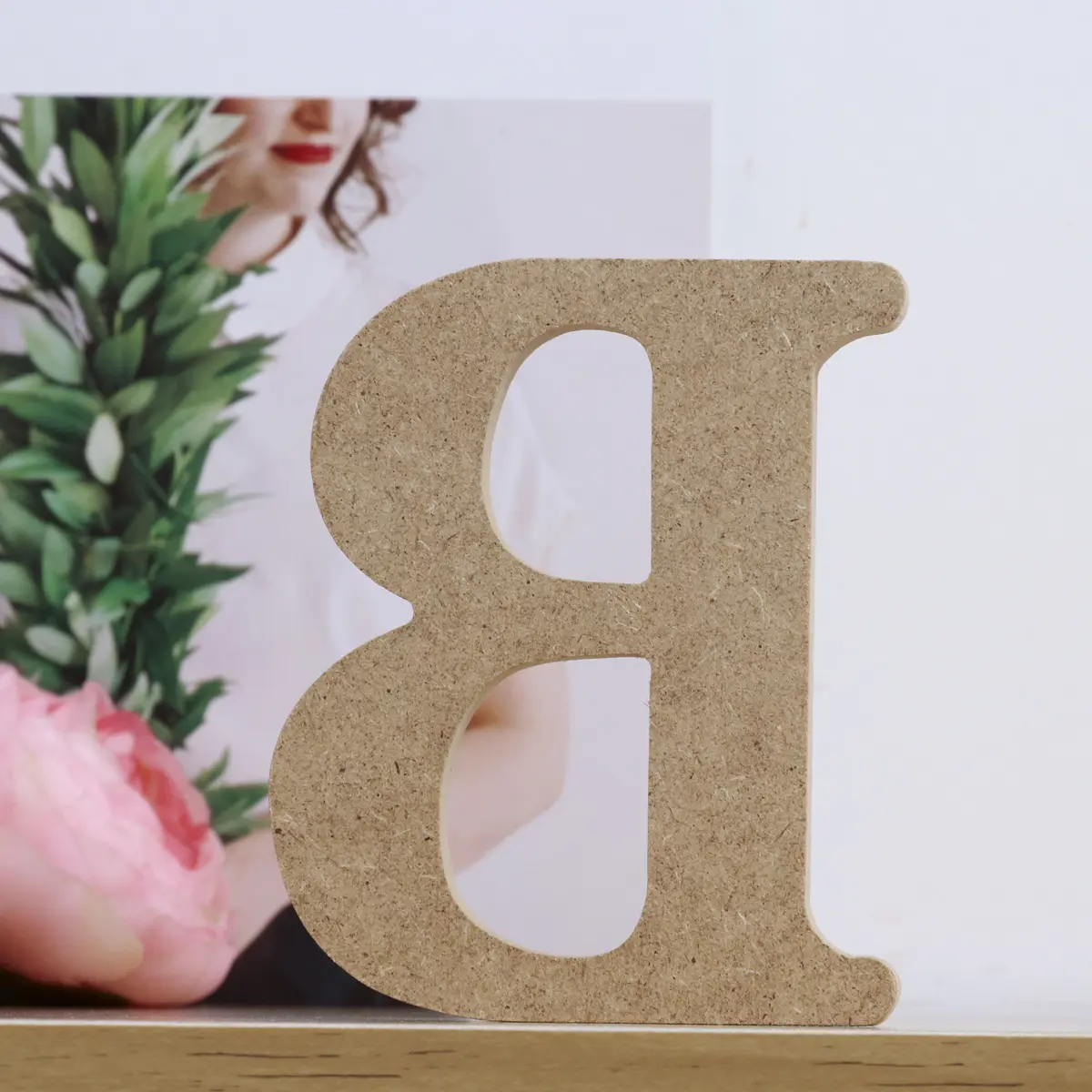 Wooden Alphabet Letters Wall Decor Plaques Home Office Nursery Kids Room Wedding Party Craft Educational Learning Toy