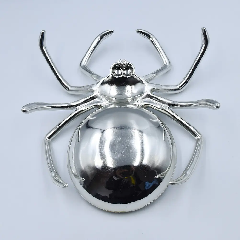 Spider Shaped Fruit Tray Halloween Style Dessert Plate Multi-Function Desktop Food Platter Reusable Plastic Snack Bowl