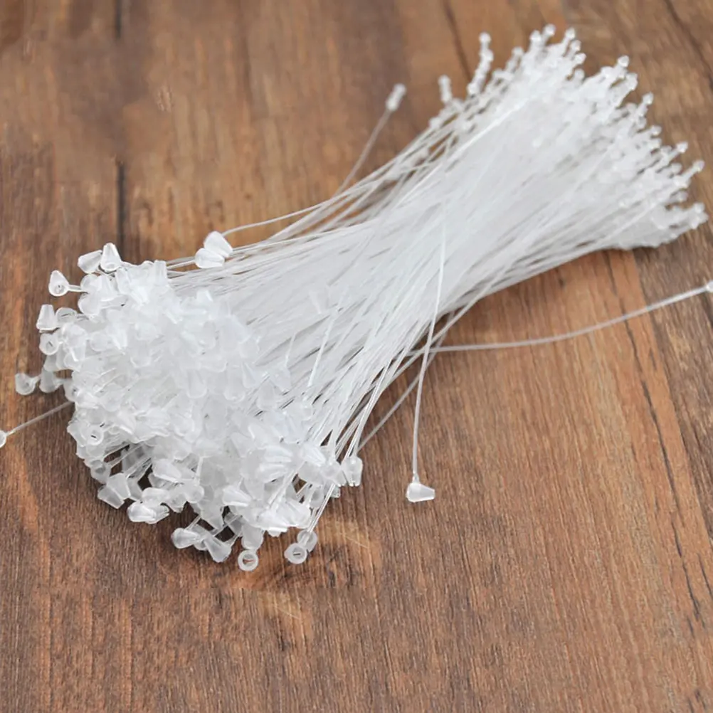 5000pcs Plastic Cable Ties Tag Fastener White Wire Wrap Clothing Labels Shoe Socks Umbrella Jewelry Storage