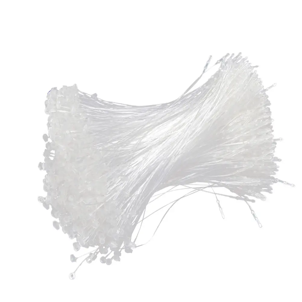 5000pcs Plastic Cable Ties Tag Fastener White Wire Wrap Clothing Labels Shoe Socks Umbrella Jewelry Storage