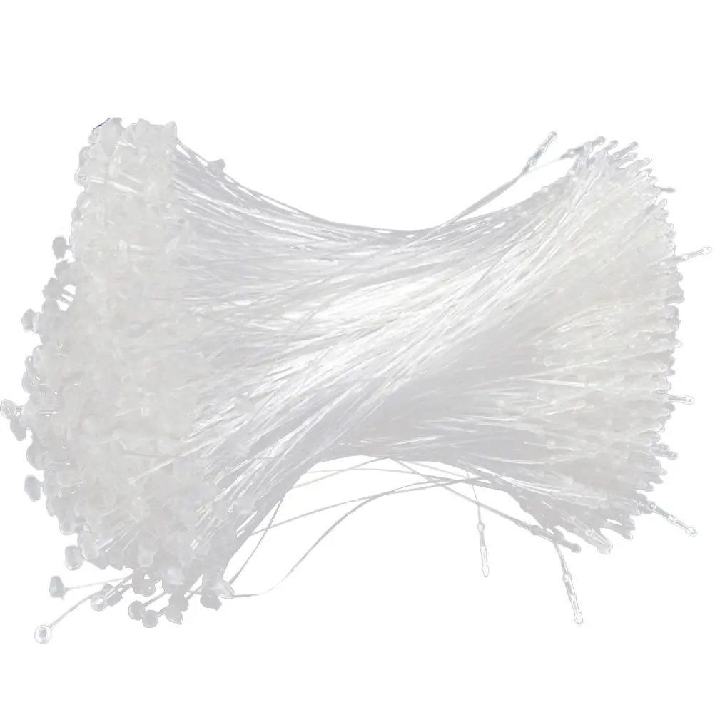 5000pcs Plastic Cable Ties Tag Fastener White Wire Wrap Clothing Labels Shoe Socks Umbrella Jewelry Storage