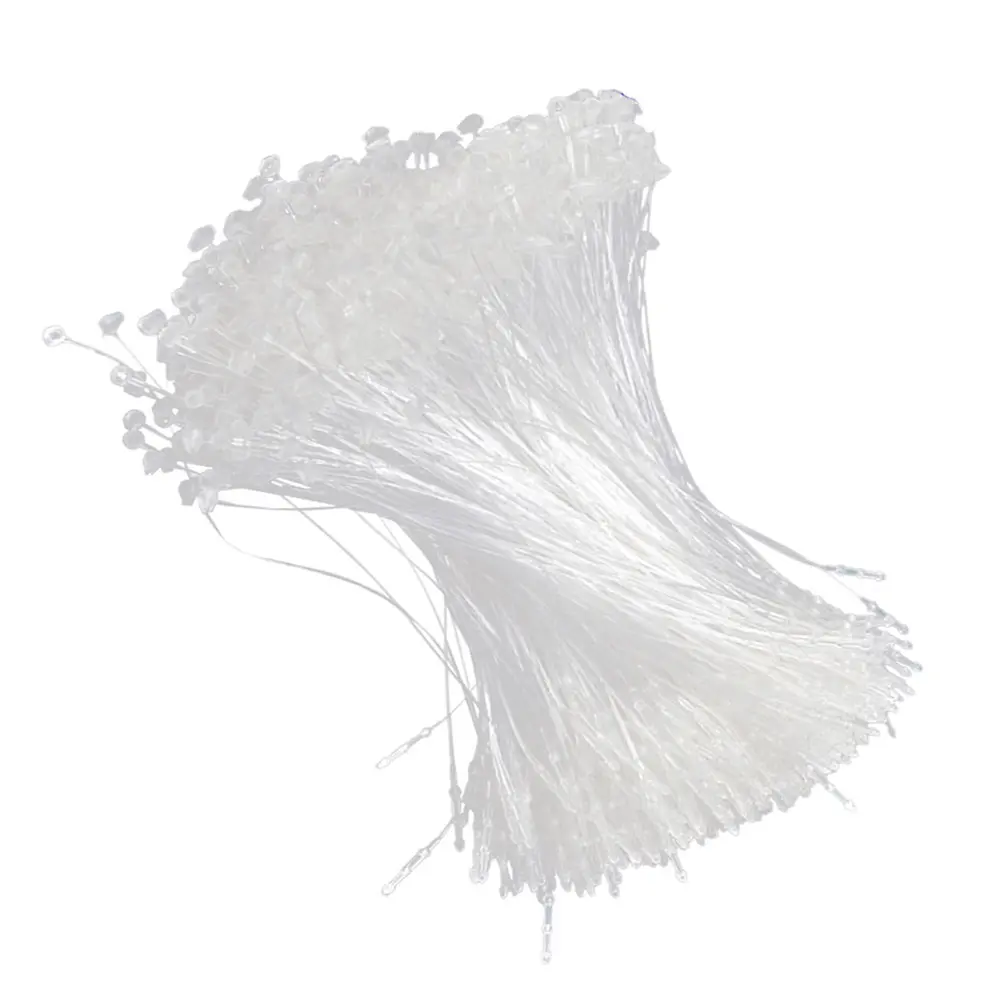 5000pcs Plastic Cable Ties Tag Fastener White Wire Wrap Clothing Labels Shoe Socks Umbrella Jewelry Storage